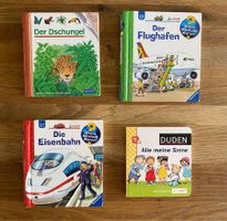 Kinderbücher Mix u.a. Flughafen, Zug und Sinne