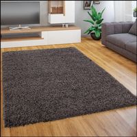 XXL Grösse! 190x280 Teppich Hochflor Shaggy Antrazith