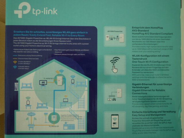 TP-Link Wlan: Powerline-WLAN Extender - Erweiterung WIFI WLAN – Neu (gemäss Beschreibung) aus Delémont von fagemina 1