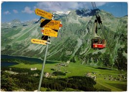 Sils - Luftseilbahn Furtschellas