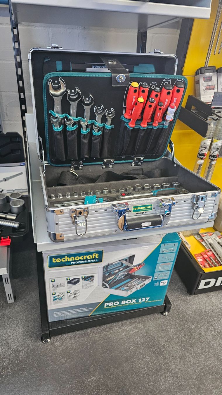 Technocraft Tous les outils: Technocraft Werkzeugkoffer "PRO BOX 127" ***Sommer Aktion*** – Neuf avec emballage d'origine à Koppigen par Bracher_Mail-House 1