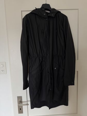 Schwarzer Windjacke/ Mantel, Gr.S