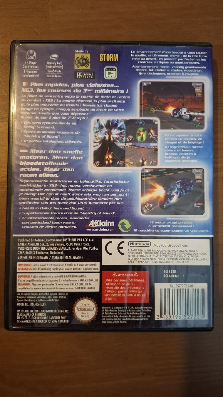 Giochi: Extreme G Racing III GameCube - Complet – Nuovo (secondo la descrizione) da Fiaugères venduto da Fiaugeres1609 1