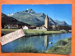 1968 Sils-Baselgia, Oberengadin mit Piz La Margna