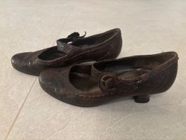 Damen Pumps Gabor Comfort braun Schnalle Grösse 38 guter Zus