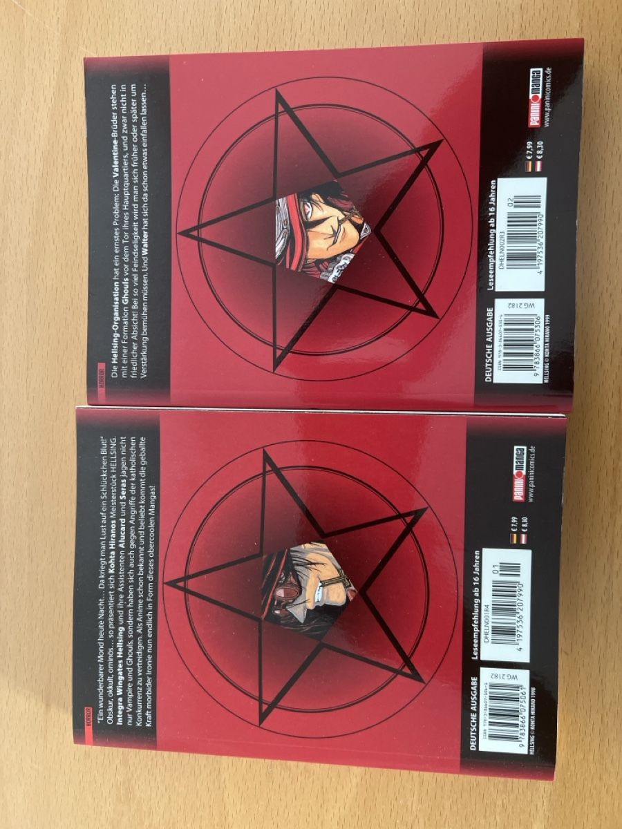 Fumetti: Hellsing Band 1&2 Manga-Klassiker – Usato da windisch venduto da meisterkingremo 3