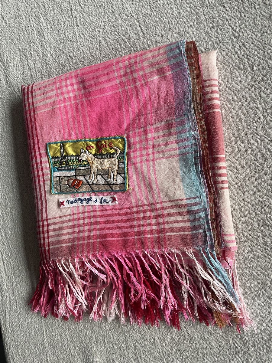 Ensoie Foulard & Sciarpe: En Soie Seidenschal rosa-blau – Usato da Zürich venduto da ehupp 6