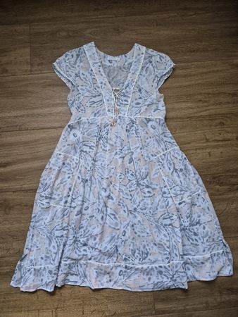  Pastellfarbenes Sommmerkleid Marke Nile, Grösse XS