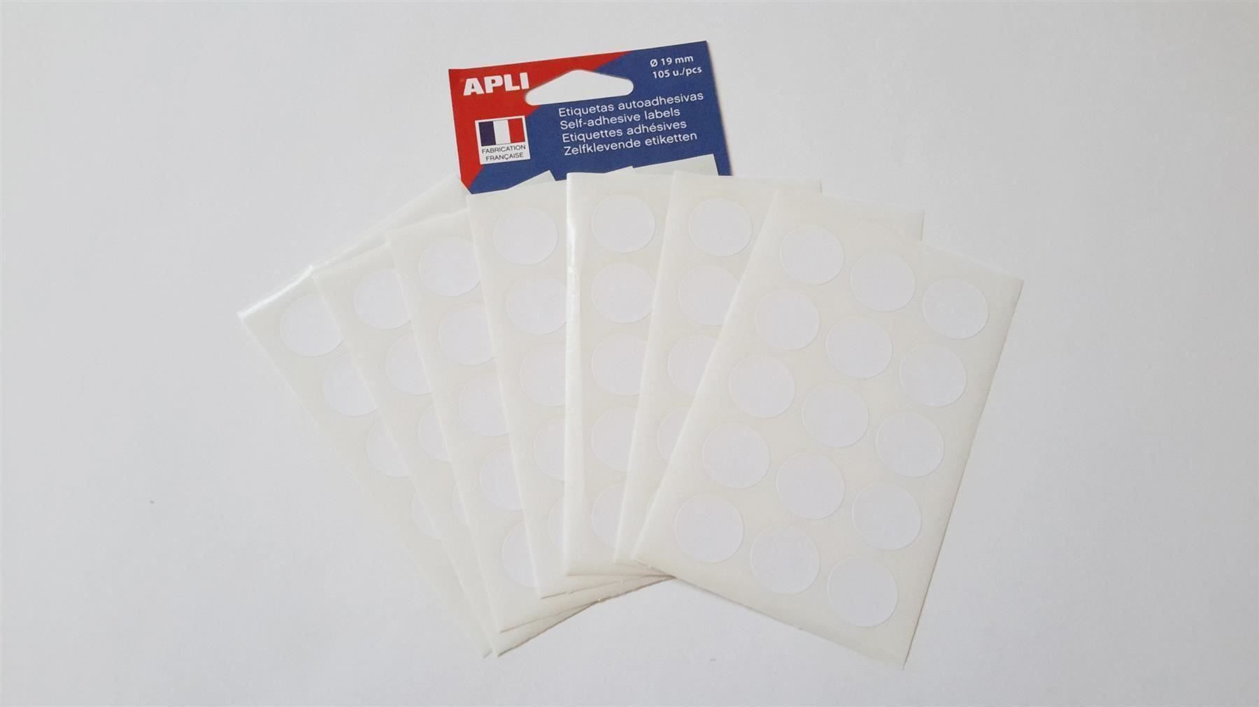 Sticker: Markierungspunkte, weiss, 19mm, 105 St. – Nuovo e nell'imballaggio originale da St. Gallen venduto da cointec 4
