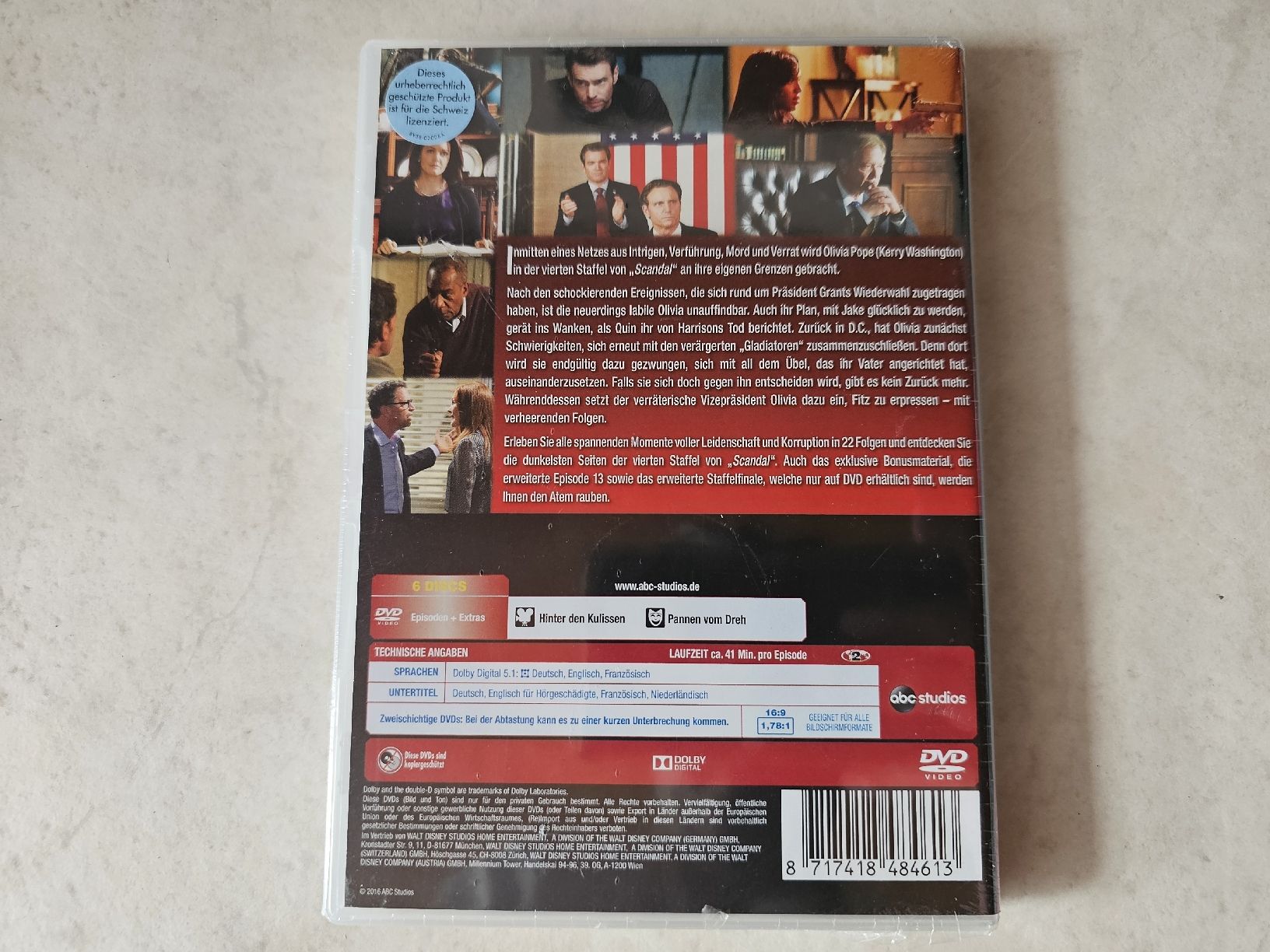 Tutti i DVDs: Scandal  -  Staffel 4  /  Fabrikneu – Nuovo e nell'imballaggio originale da Schneisingen venduto da backstore24 1