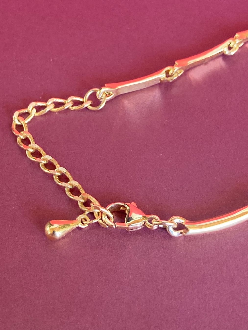 Catenine: Stylisch Vergoldet Kette m/w.G (50cm) – Usato da Laufen venduto da Trendmarket 8