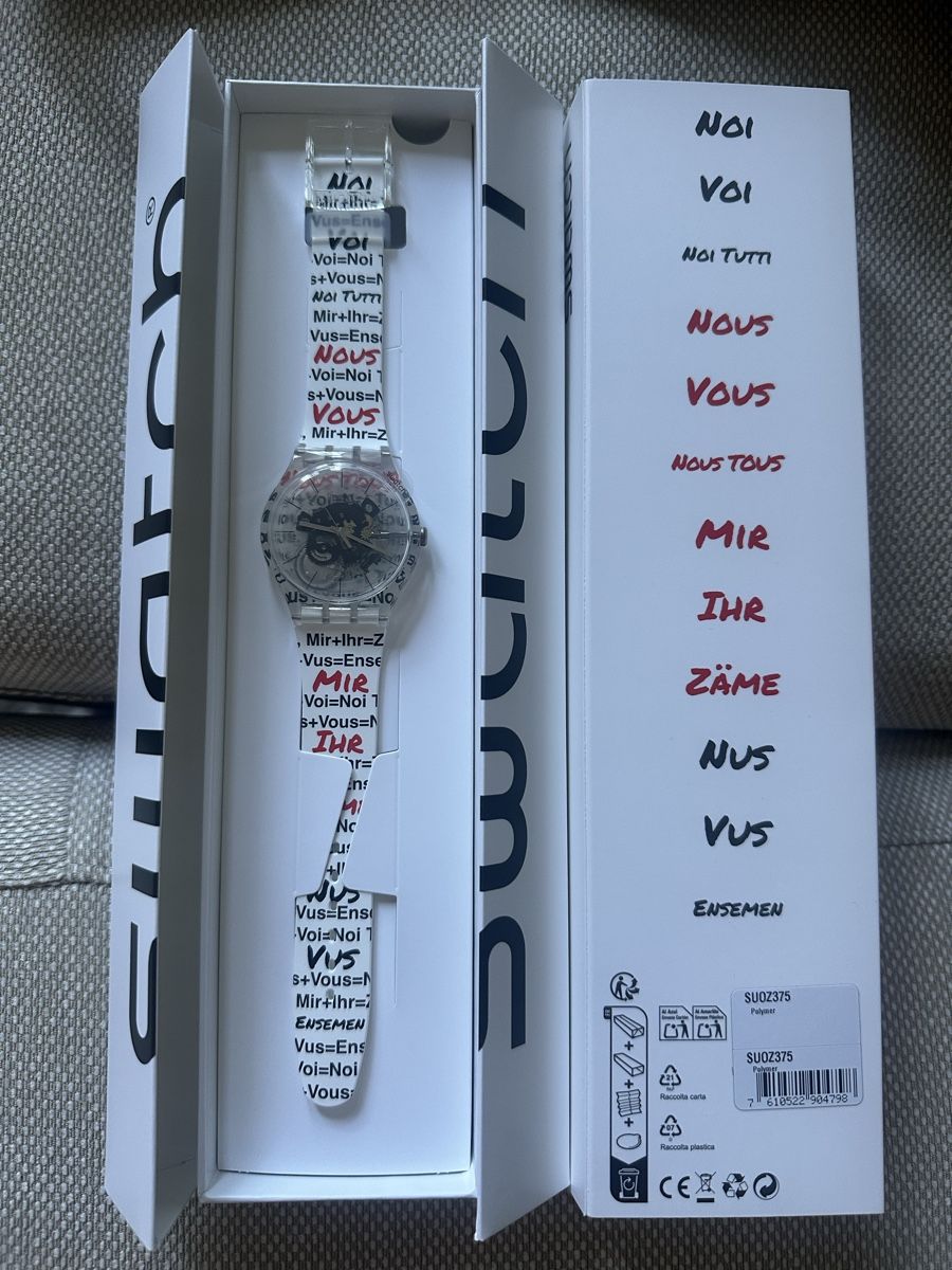 Swatch Bracciali & Braccialetti: Swatch Aktionärsuhr 2026 neu – Nuovo e nell'imballaggio originale da Männedorf venduto da willywonka14