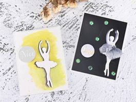 Stanzschablone Nr.659, Ballerina (Sizzix geeignet)