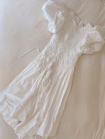 AJE — WISTERIA MIDI DRESS (SIZE 8)