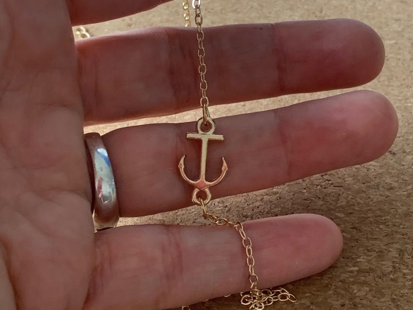 Catenine: Fussketteli Anker/Matrose gold/silber – Nuovo e nell'imballaggio originale da Dittingen venduto da Bijoubelle 1