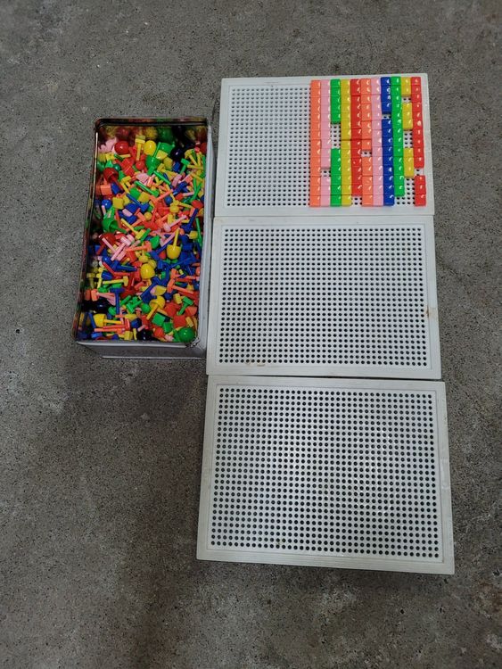 Bügelperlen Set XL - 1200 Steckperlen In 11 Farben Mit Fahrzeug-Motiven Für Kinder Ab 3