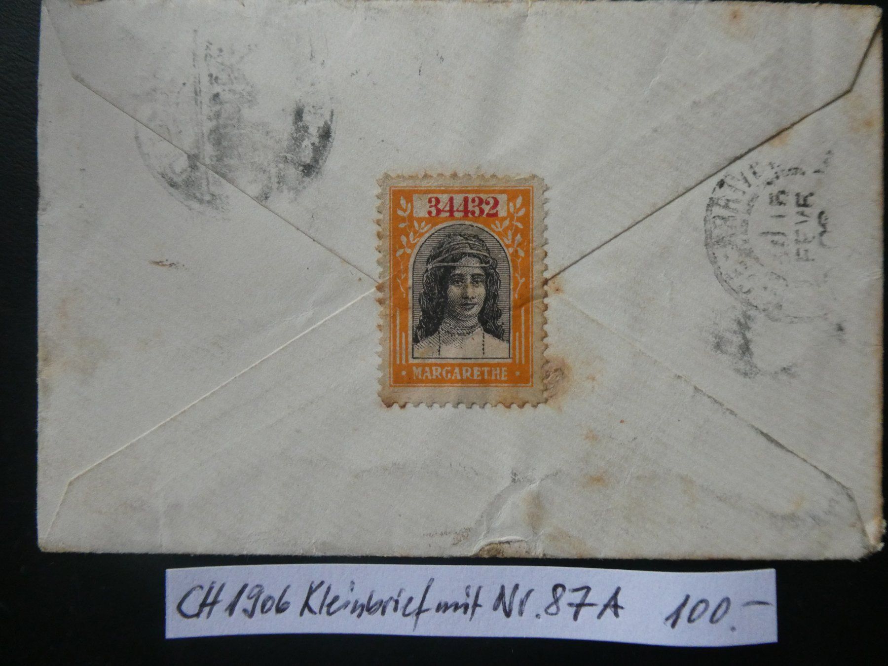 Alle Briefmarken: CH 1906 Nr. 87A auf Kleinbrief – Gebraucht aus Lausen von Herbamare01 1