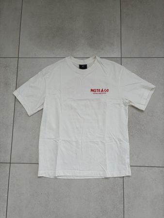 Pasta & Co loose Fit T-Shirt weiss