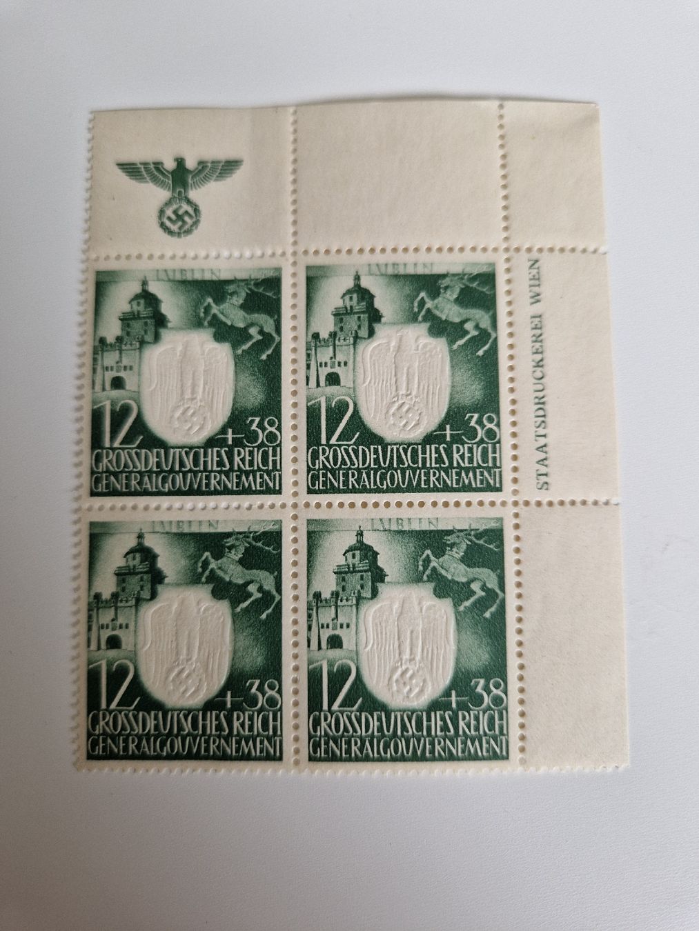 Tutti i francobolli: Deutsches Reich Generalgouvernement postfrisch – Nuovo (secondo la descrizione) da St. Gallen venduto da Enrico_SG