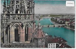 Basel - Die drei Rheinbrücken und