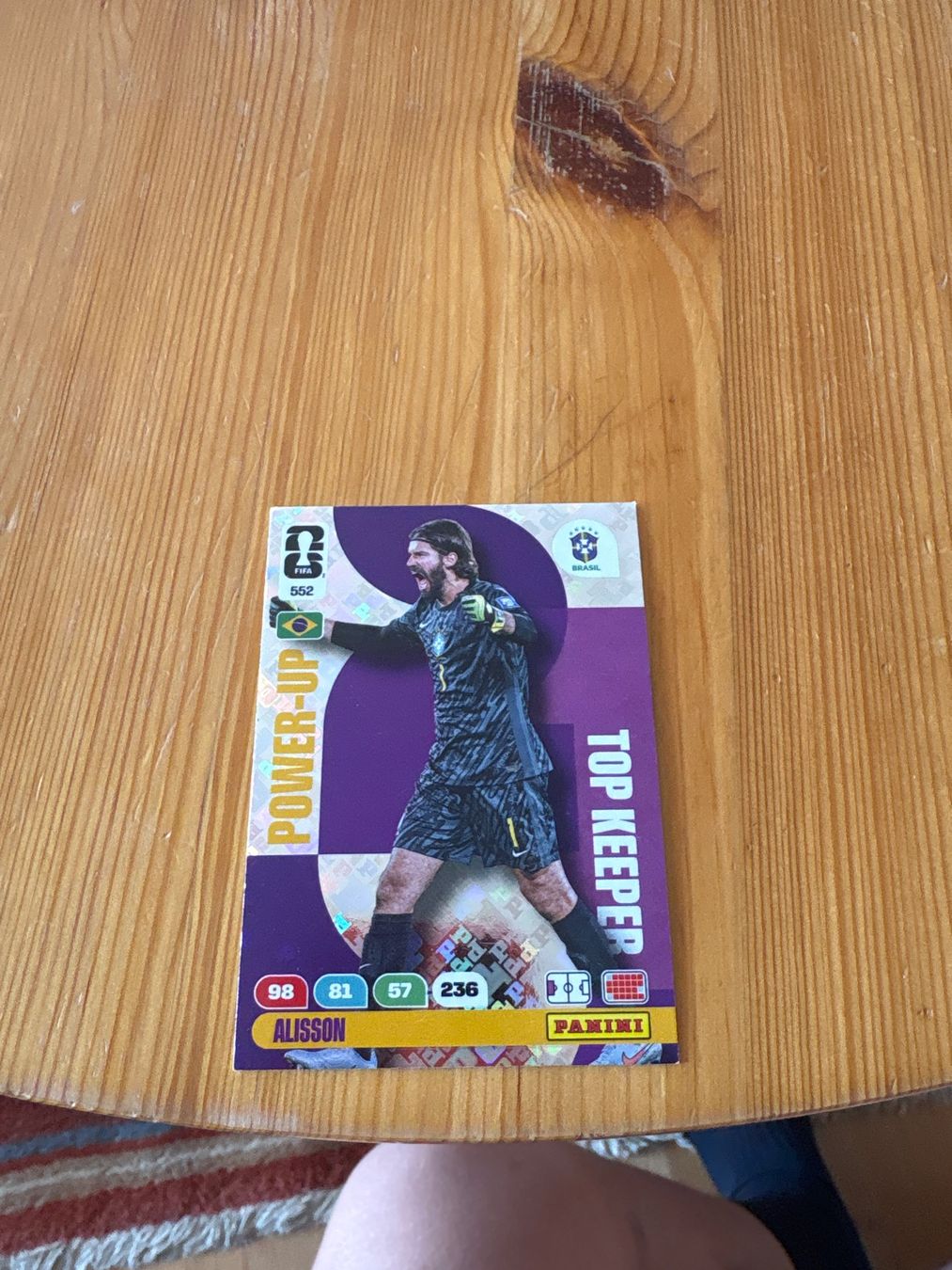 Panini Carte collezionabili: Alisson – Usato da Chêne-Bougeries venduto da csc_f629