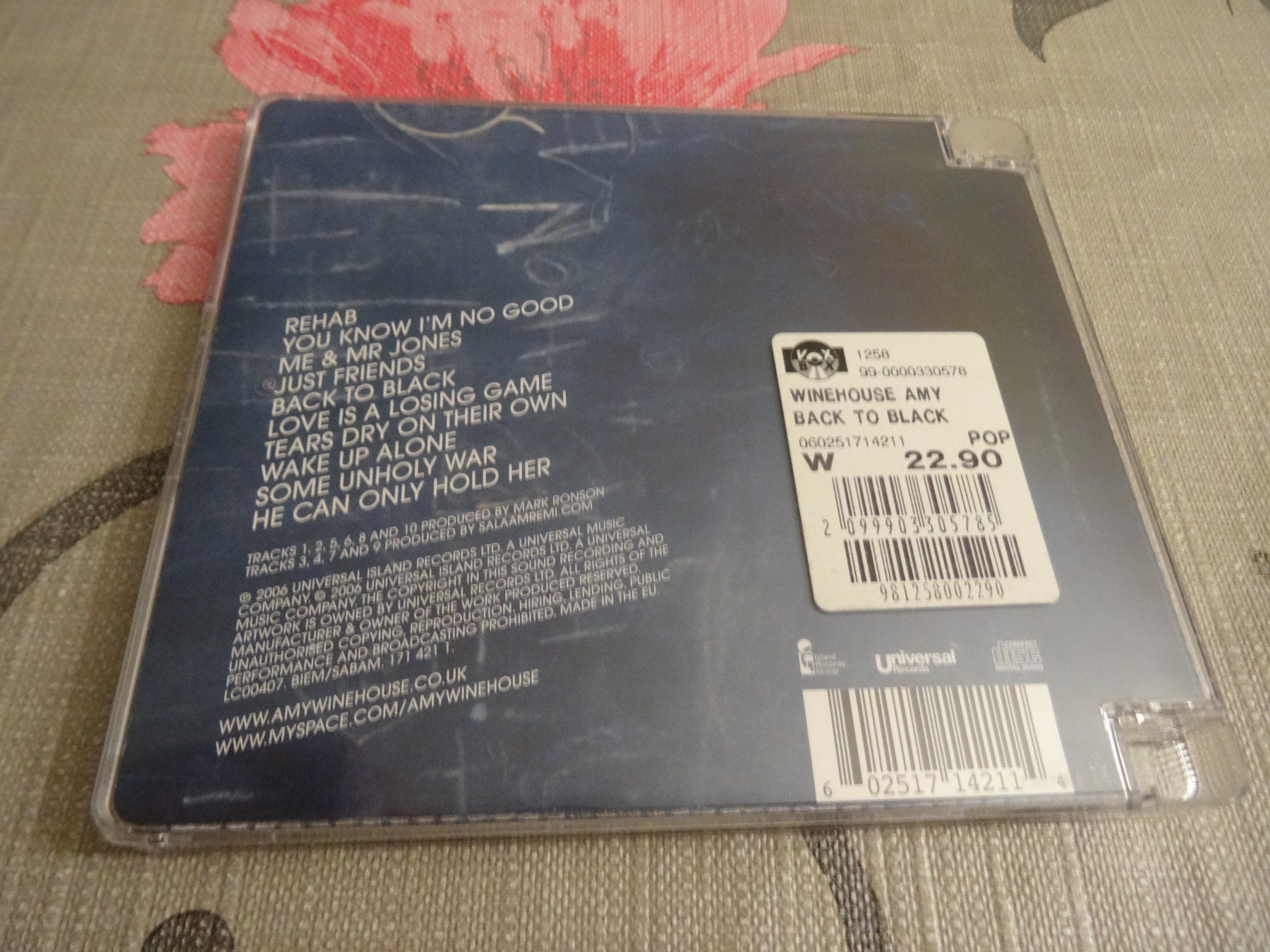 CD: Amy Winehouse - Back To Black CD – Usato da Olten venduto da Disc-Ausverkauf 1