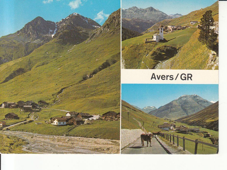 Cartoline postali: Avers Juf ca. 1970 – Usato da Bürglen TG venduto da StampGraf