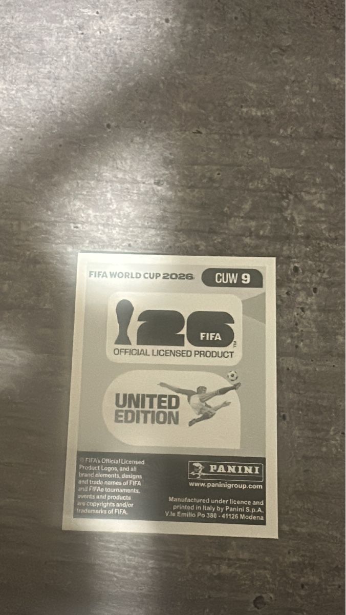 Panini Sammelbilder & Trading cards: CUW 9 , FIFA WORLD CUP 2026 PANINI  – Neu (gemäss Beschreibung) aus Frauenfeld von 1PegPeg1 1