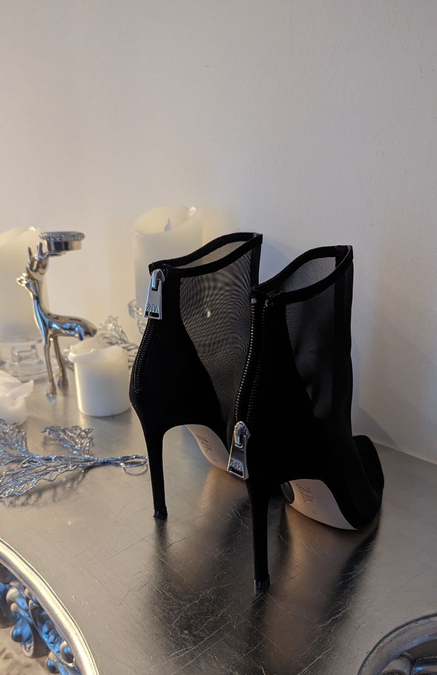 Zara Scarpe da donna: schicke transparente Stiefeletten – Nuovo (secondo la descrizione) da Winterthur venduto da losa_p966 2