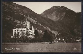 Vitznau, Park-Hotel, vom Wasser gesehen
