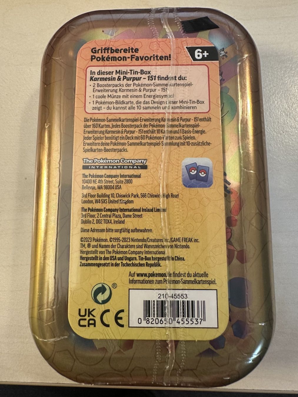 Pokémon Carte collezionabili: 151 Mini Tin Flegmon DE – Nuovo e nell'imballaggio originale da Steffisburg venduto da Pat_Stoll 1