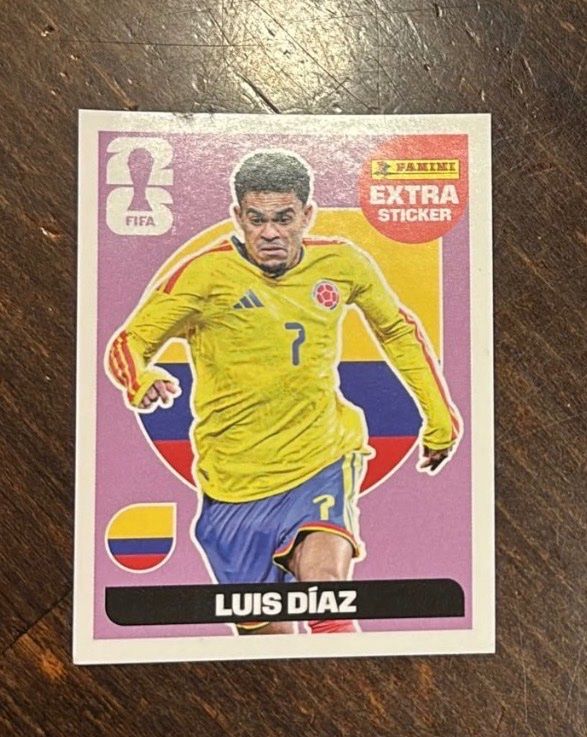 Aufkleber: Panini Stickers Luis Díaz – Gebraucht aus Zürich von Yvo619