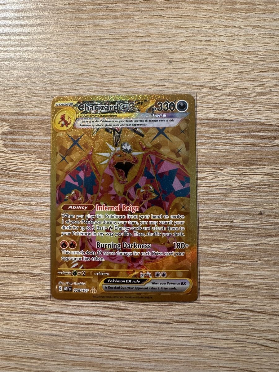 Pokémon Carte collezionabili: Charizard EX 228/197 Obsidian Flames (EN) – Usato da Morbio Inferiore venduto da pip_lns9