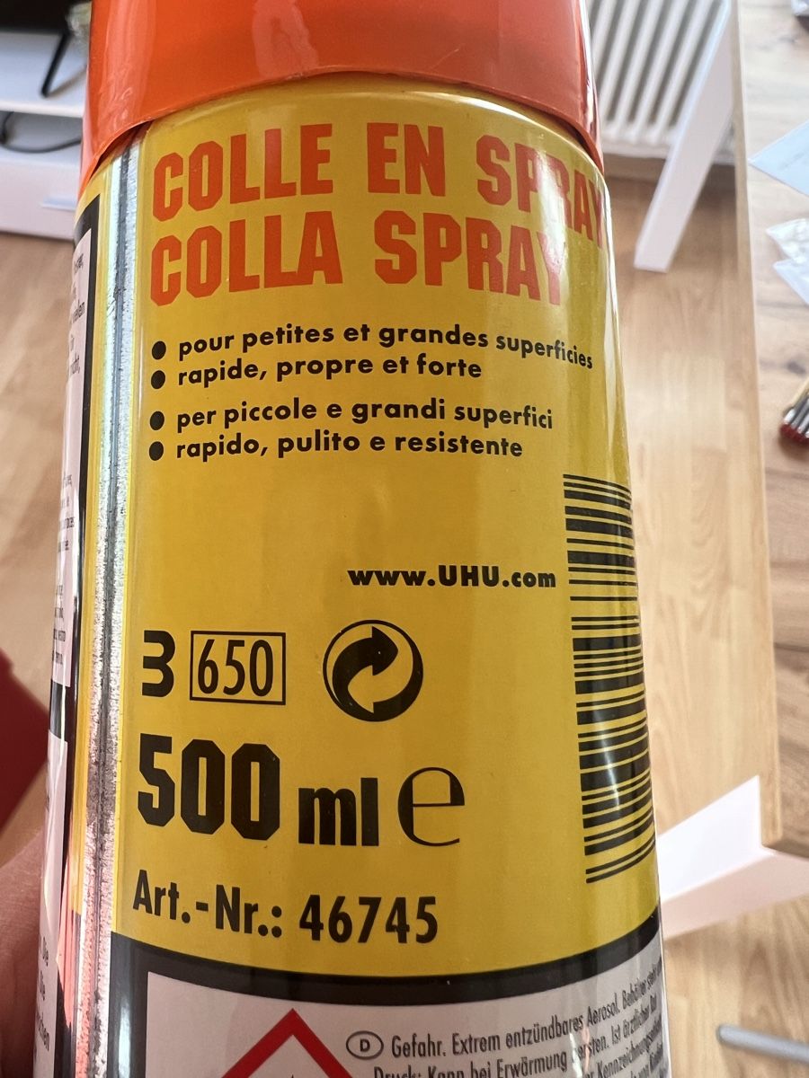 Sticker: UHU SPRÜH KLEBER TRANSPARENT-PERMANENT 500ml – Nuovo (secondo la descrizione) da Kallnach venduto da luk_9tdh 1