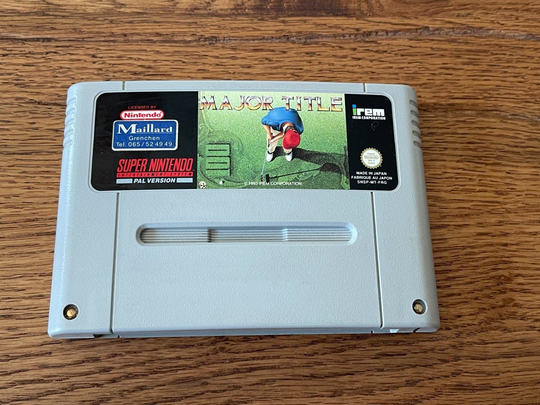Nintendo Giochi: Snes Modul - Major Title – Usato da Zuerich venduto da Dorsi