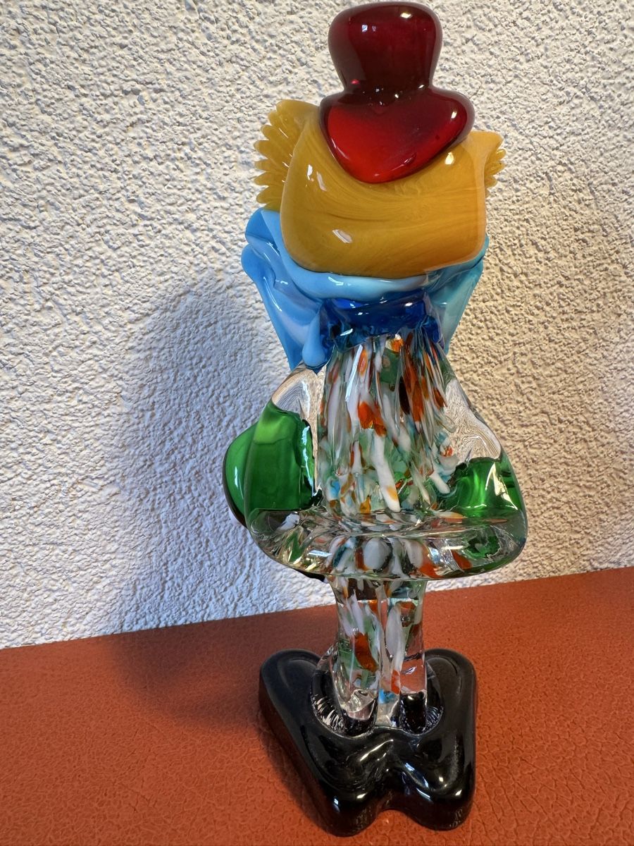 Murano Statuette: Murano Figur Clown gross – Usato da siebnen venduto da minte 3