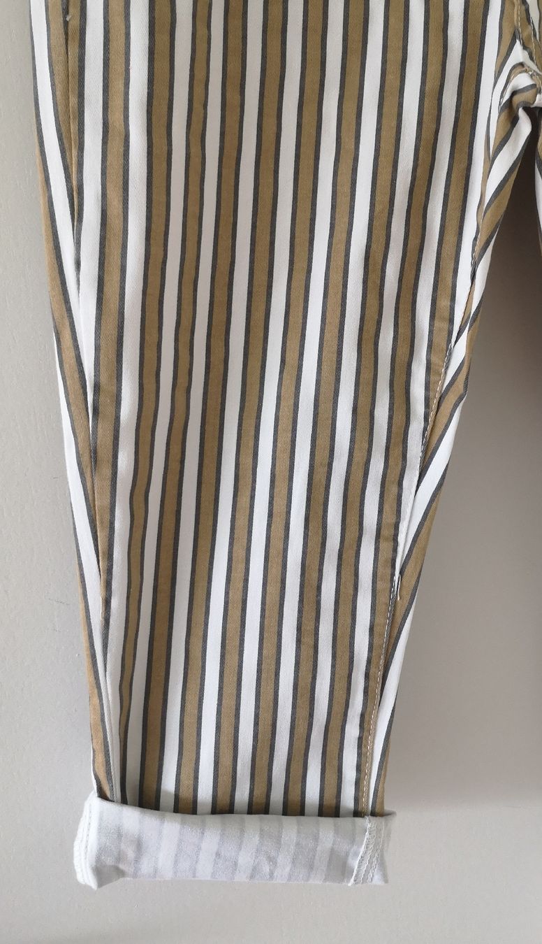 Hosen: 3/4 Hose beige gestreift 36 - Chicorée - Spendenaktion – Neu (gemäss Beschreibung) aus Unterkulm von Beljasch 5