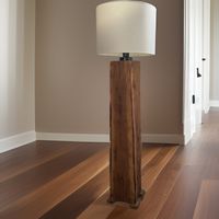 Holzlampe aus Vollholz Roteiche, Holz, Natur, Nachhaltig
