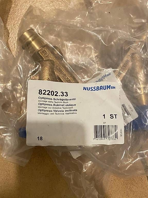 Robinetterie: Nussbaum Optipress Schrägsitzventile / Neu, OVP – D'occasion à Zeiningen par rot_2xls 4