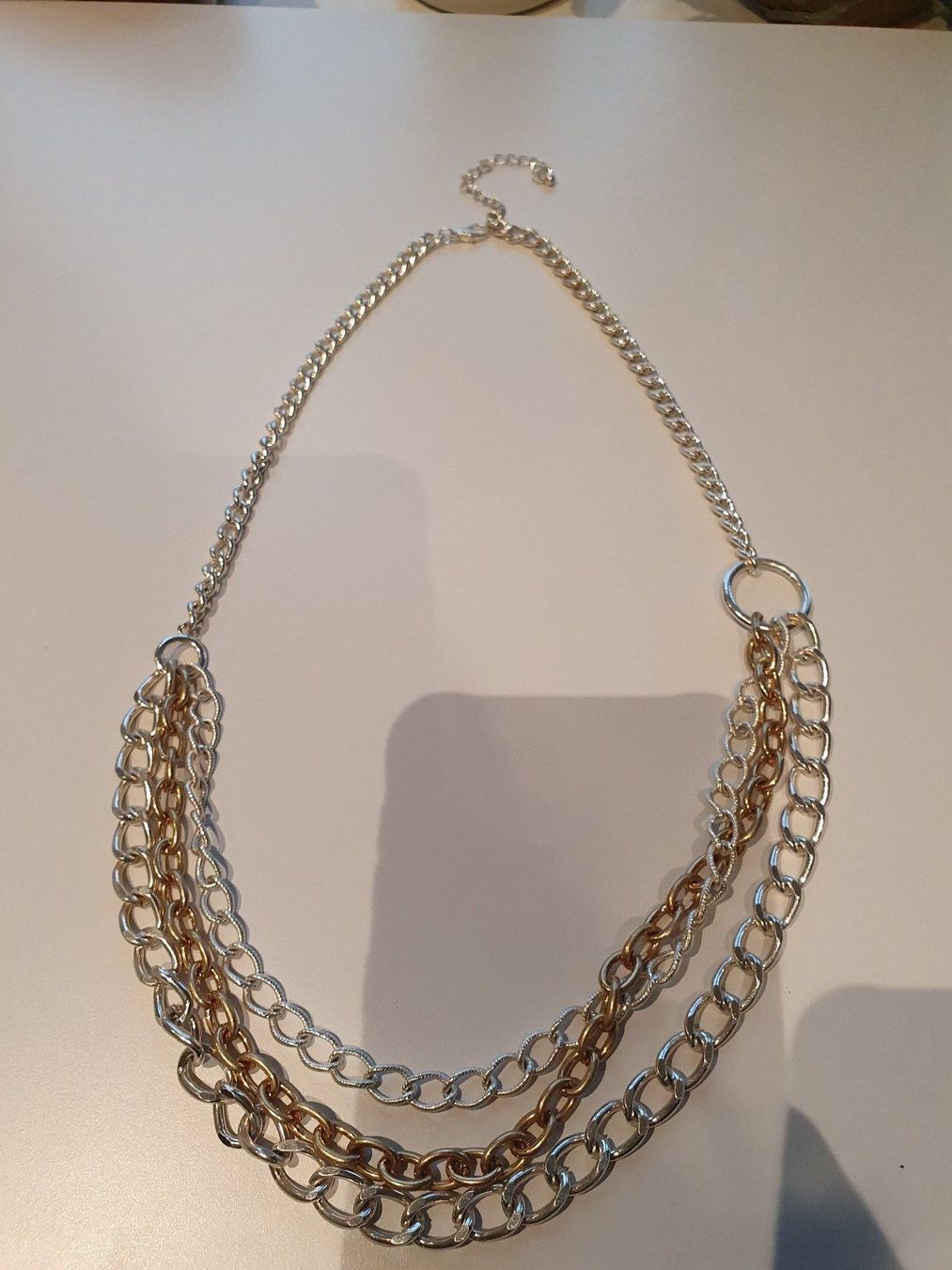 Catenine: Gliederkette silber, gold, Modeschmuck – Usato da Heinrichswil venduto da sabi2809