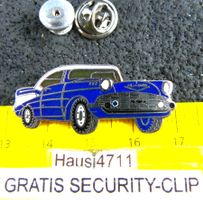 CHEVY BEL AIR AUTO PIN ENAMEL OLDI MIT SECURITY-CLIP VINTAGE