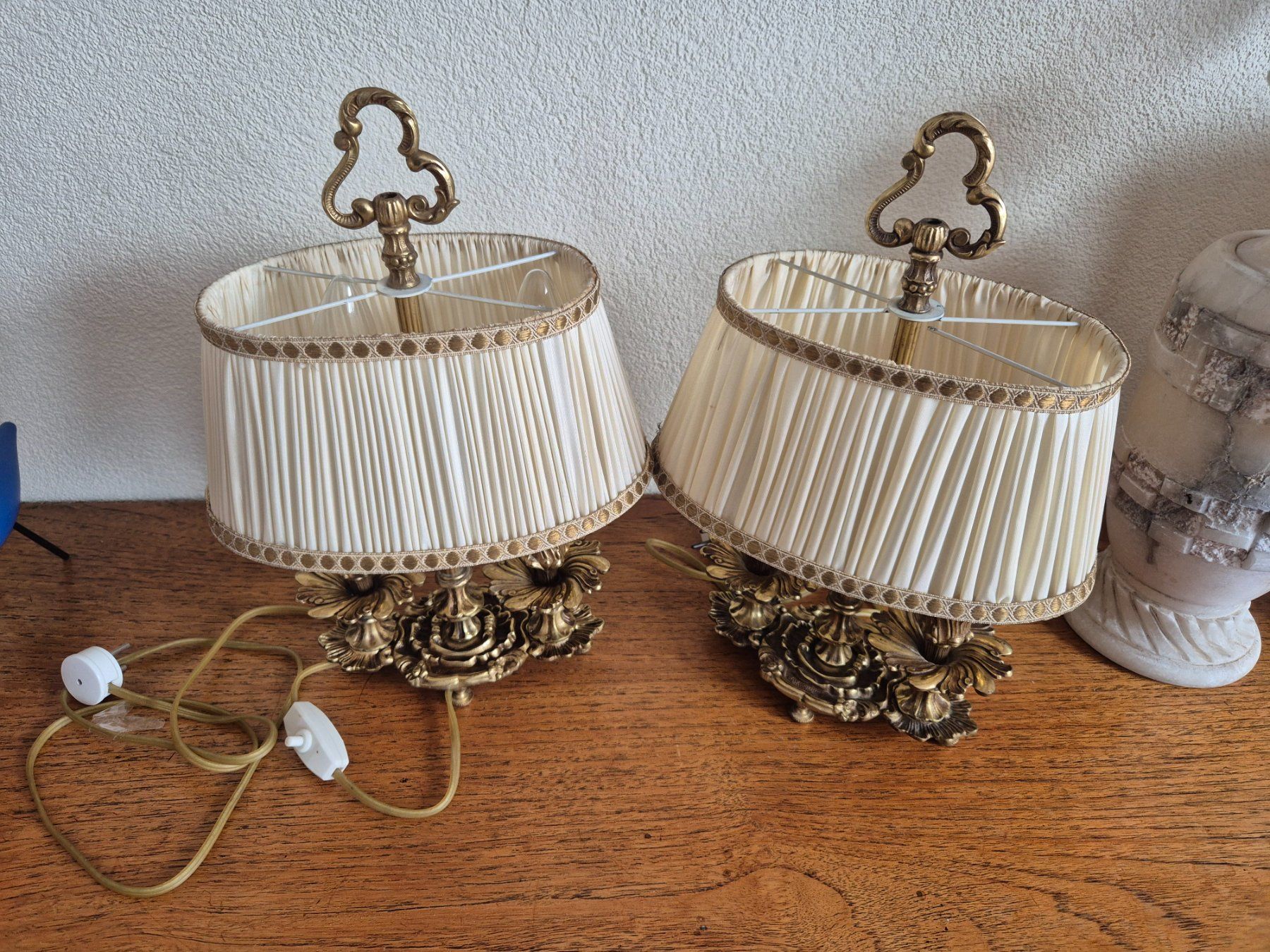 Lampade: 2 lampes bouillotte de table anciennes – Usato da Fully venduto da tameab 6