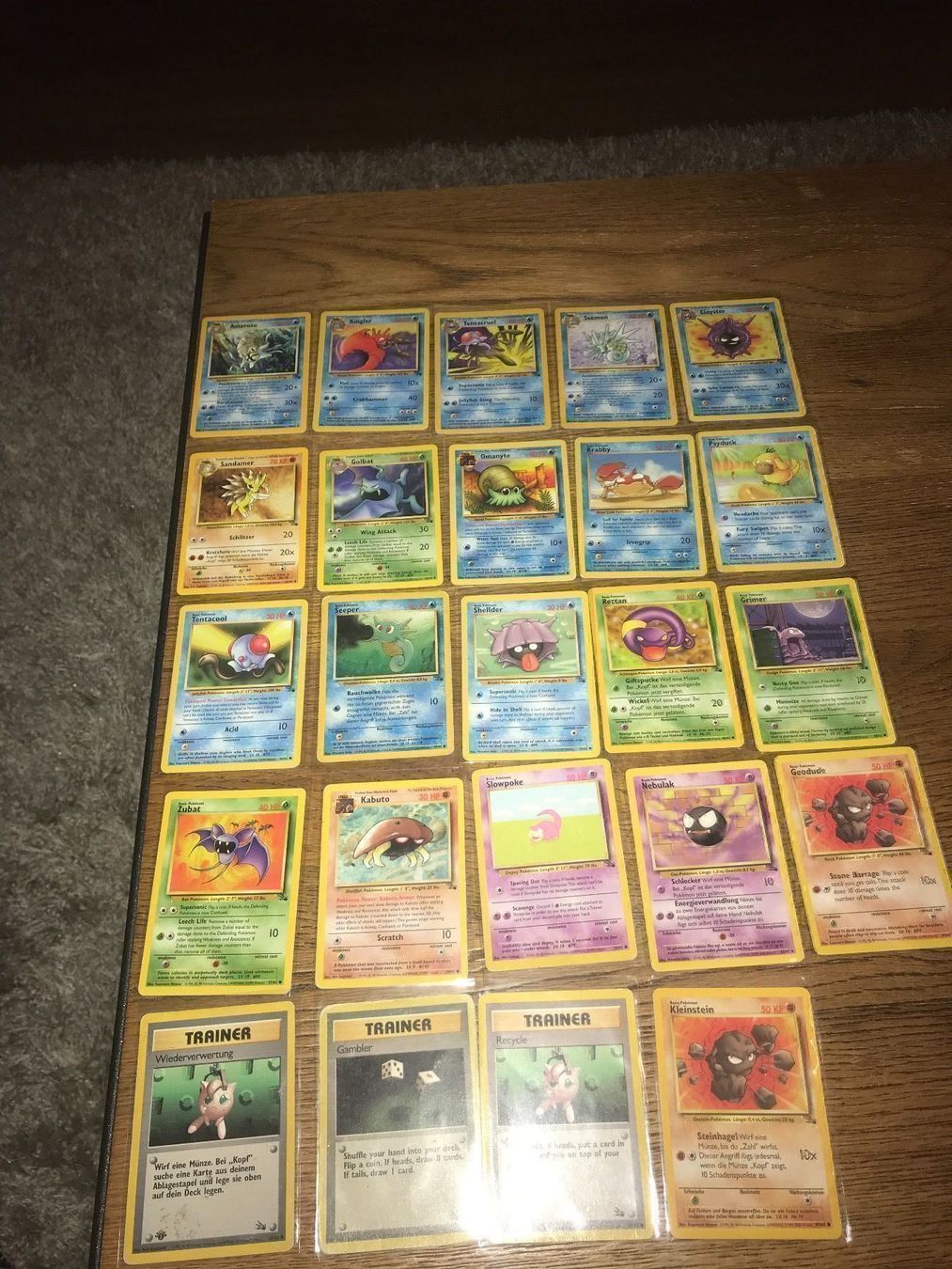 Pokémon Carte collezionabili: Fossil Set Pokemonkarten Fossil 24Stk. – Usato da Küssnacht am Rigi venduto da Ebikoner 2