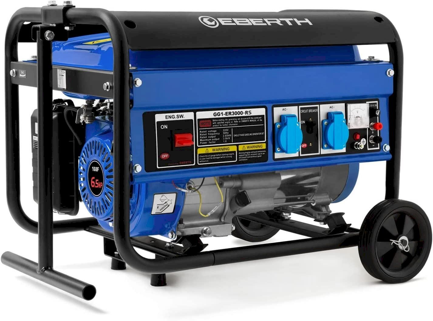 Generatori di corrente: Eberth GG1-ER3000-RS Stromerzeuger 3000W – Nuovo e nell'imballaggio originale da Bottighofen venduto da zaap