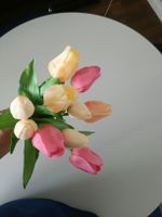 Tulpen-Bouquet 10 Stk. frühlingshaft, Deko, Kunstblumen