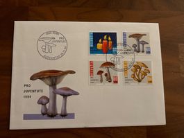 Pro Juvente 1994 Briefmarken Set Schweiz Pilze 🍄🍄🍄