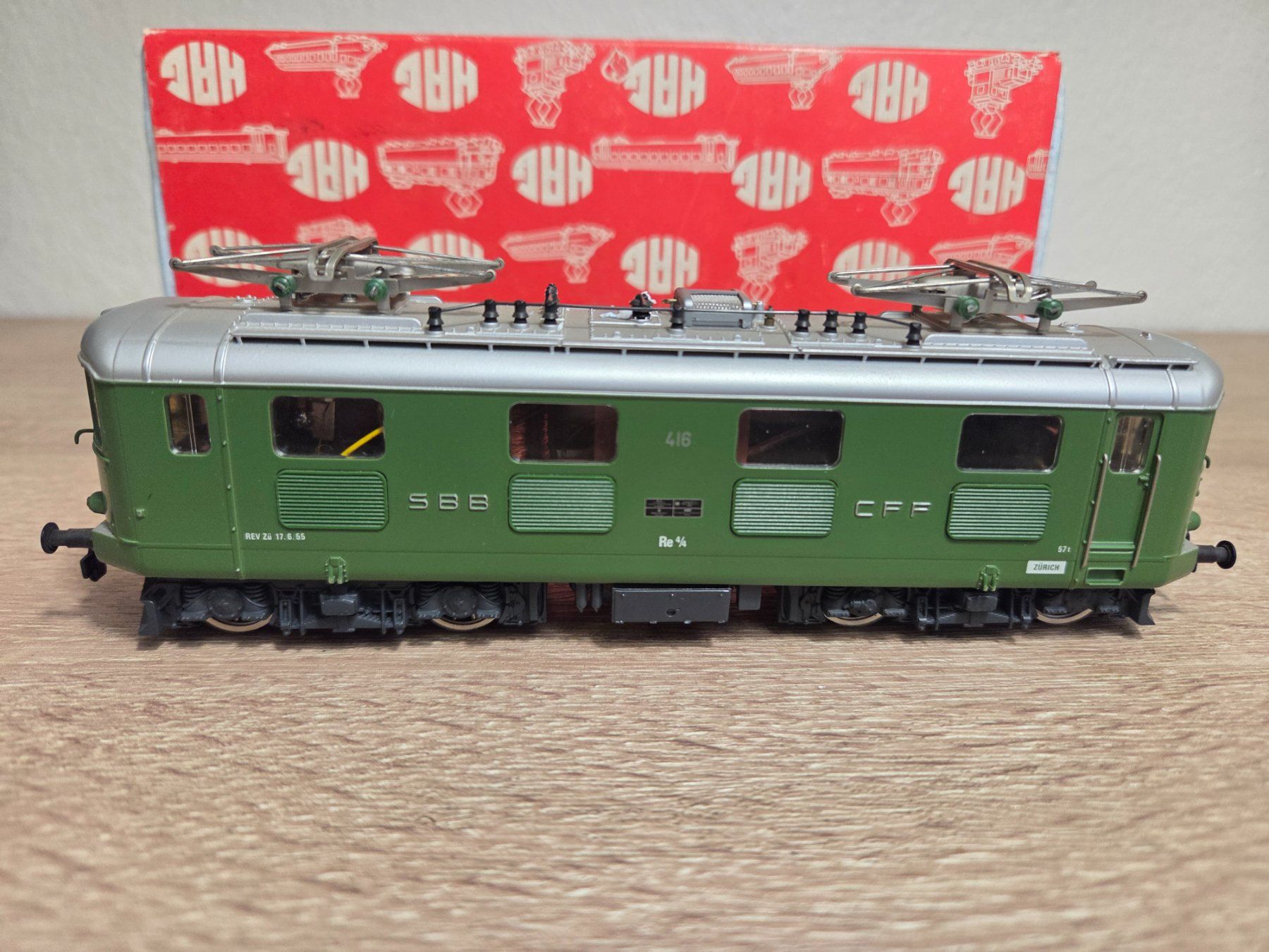 Hag Modellini di ferrovie: Hag 225 E-Lok Re 4/4 SBB Digital H0 – Usato da St-Aubin-Sauges venduto da Lo_Go