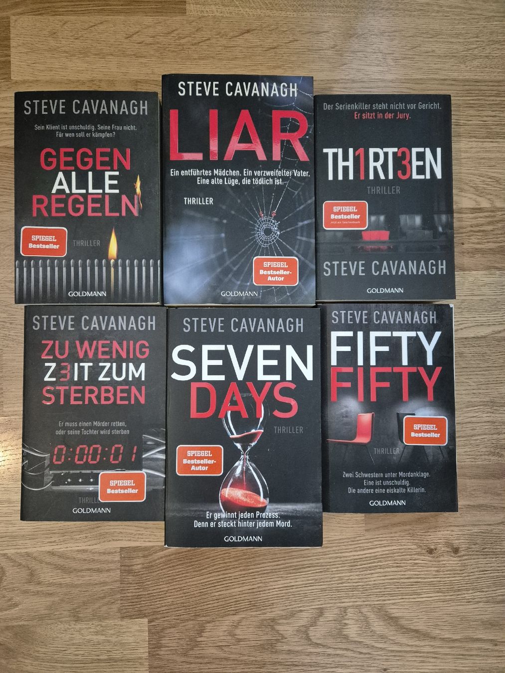 Libri: 6 Thriller Steve Cavanagh – Usato da Bremgarten b. Bern venduto da Amerian
