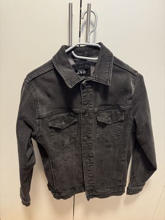 ZARA Jeansjacke Schwarz, Gr. S, wie neu, NP CHF 89.00