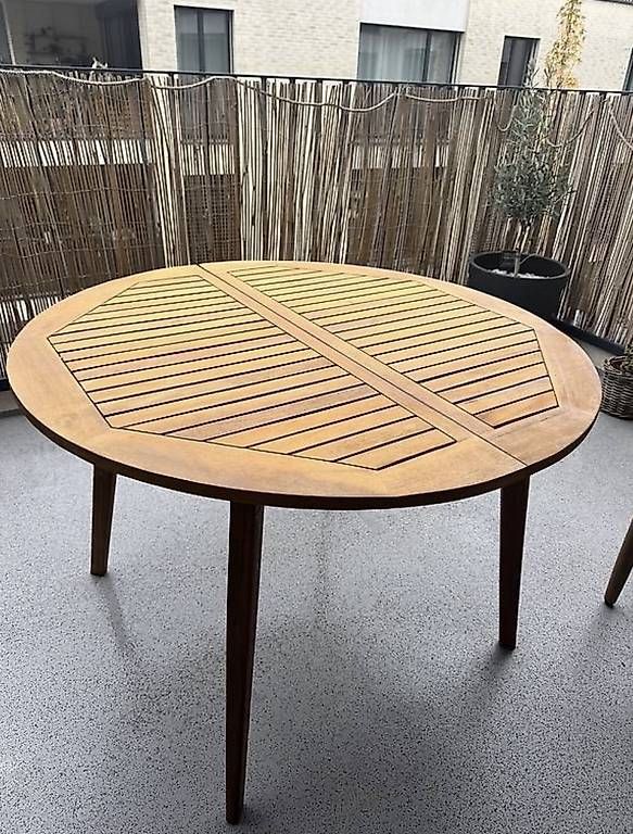 Tavoli: Gartentisch Teakholz rund 110cm – Usato da Bremgarten AG venduto da val_ch